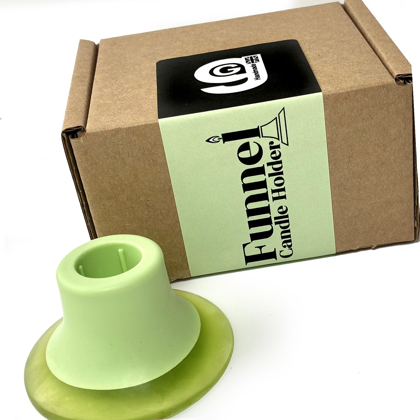 Funnel Candlestick Lime