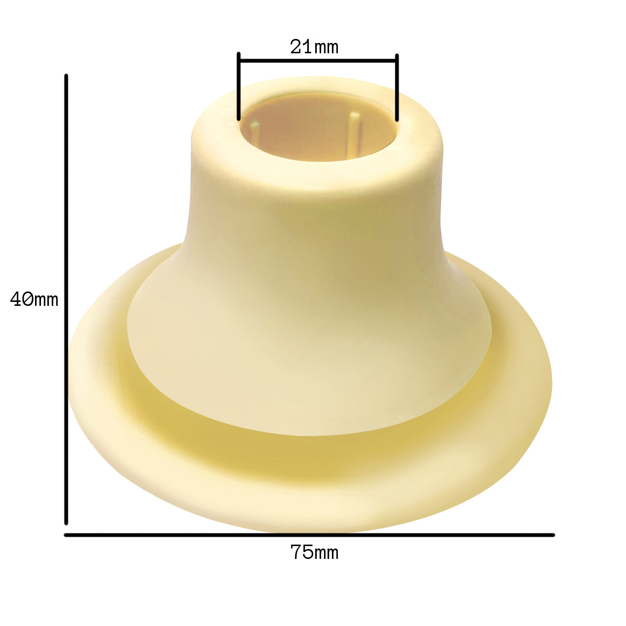 Funnel Candlestick Yellow
