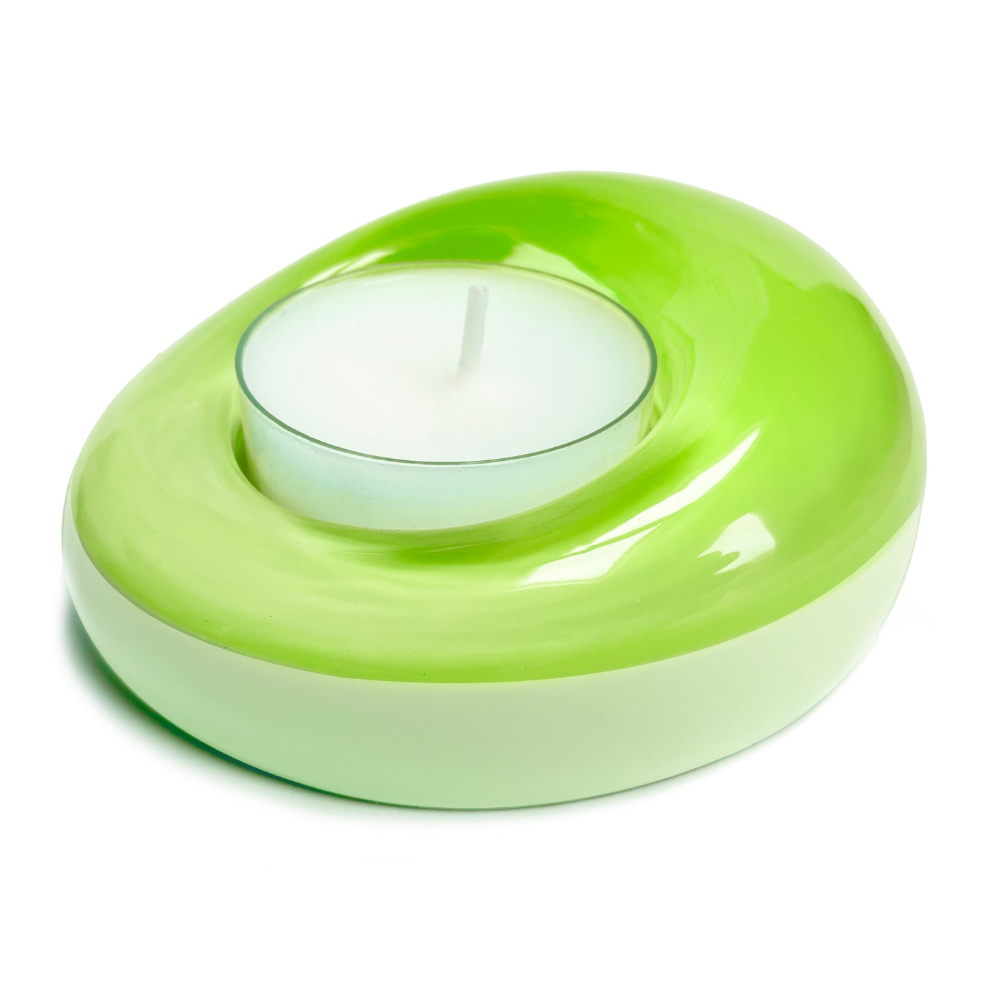 Sweetie Glo 2 Tealight Holder Lime