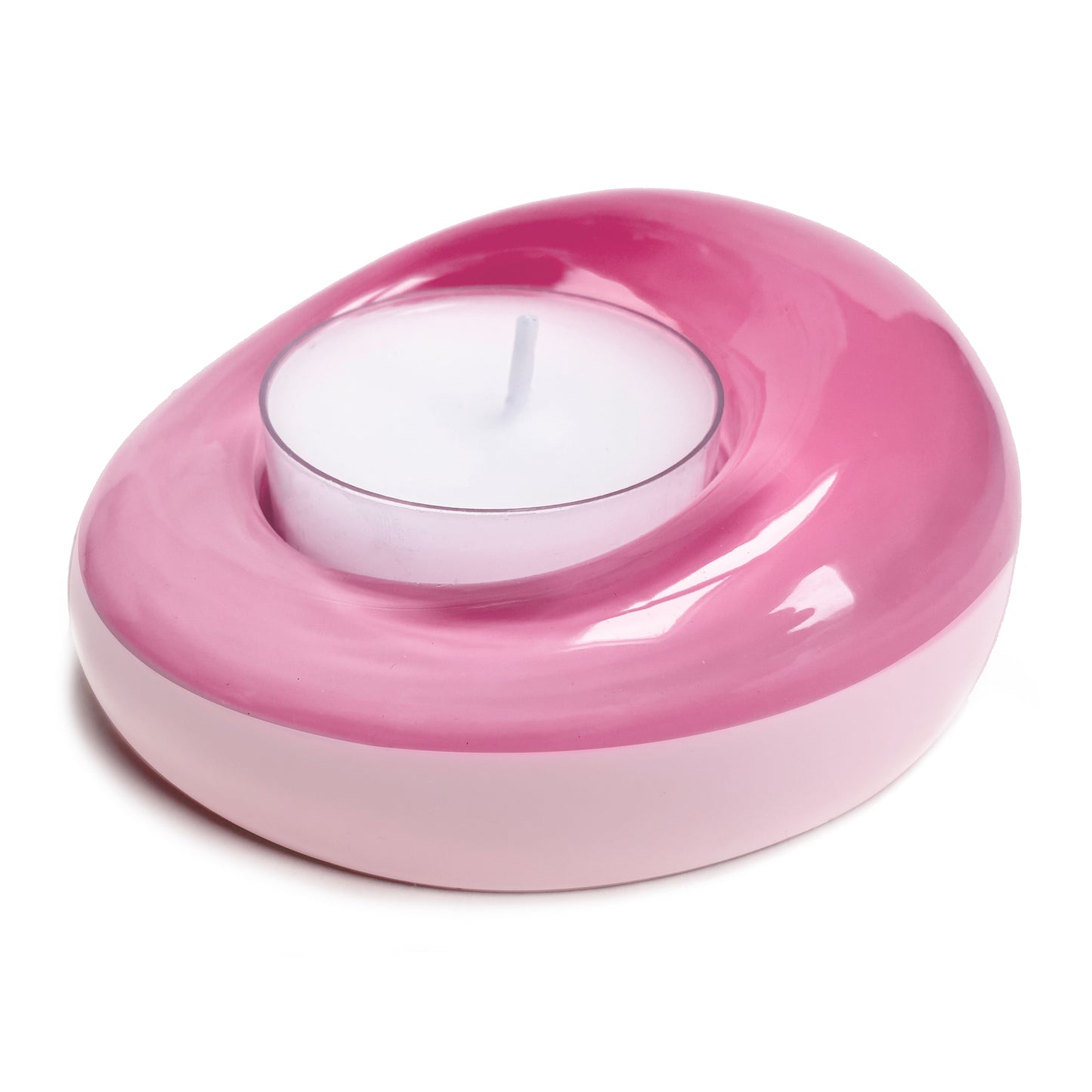 Sweetie Glo 2 Tealight Holder Pink