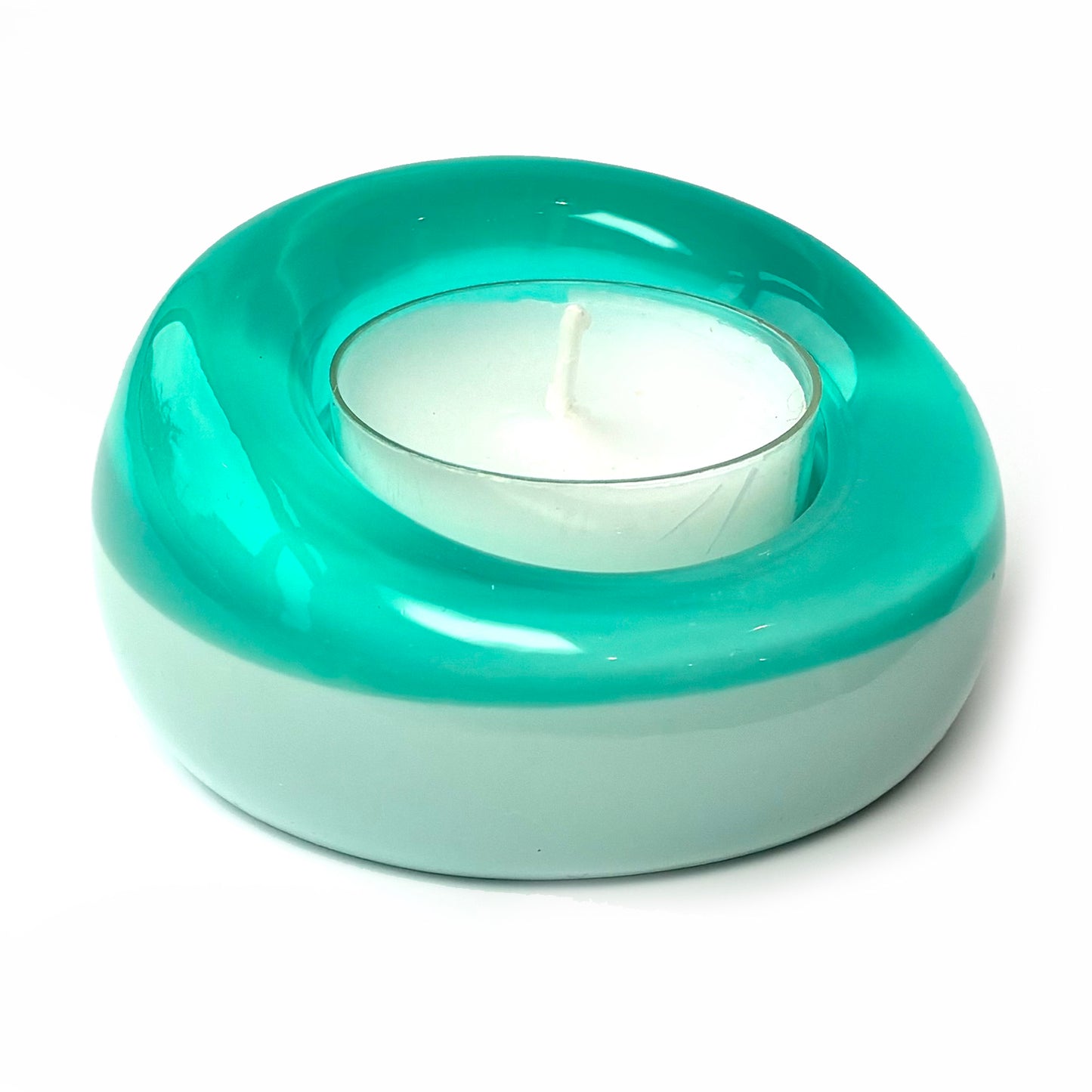 Sweetie Glo 1 Tealight Holder Turquoise