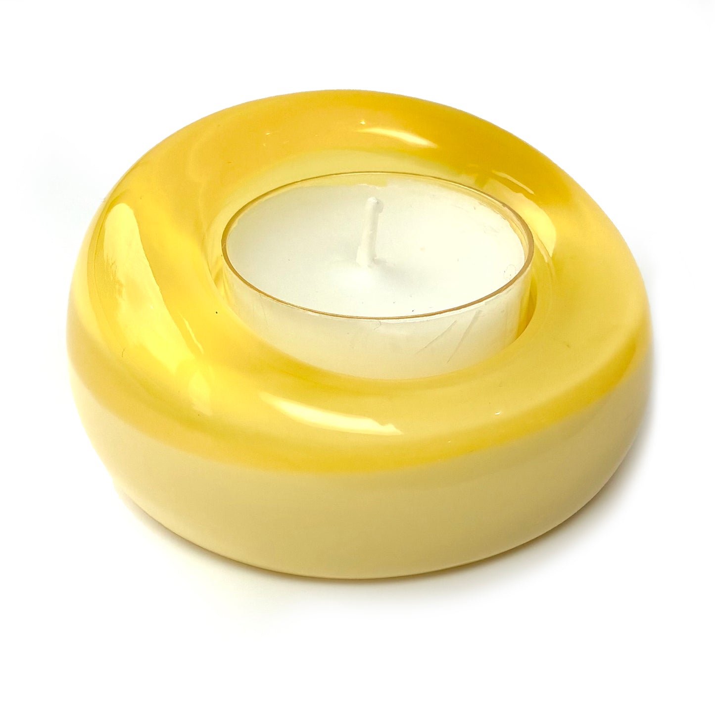 Sweetie Glo 1 Tealight Holder Yellow
