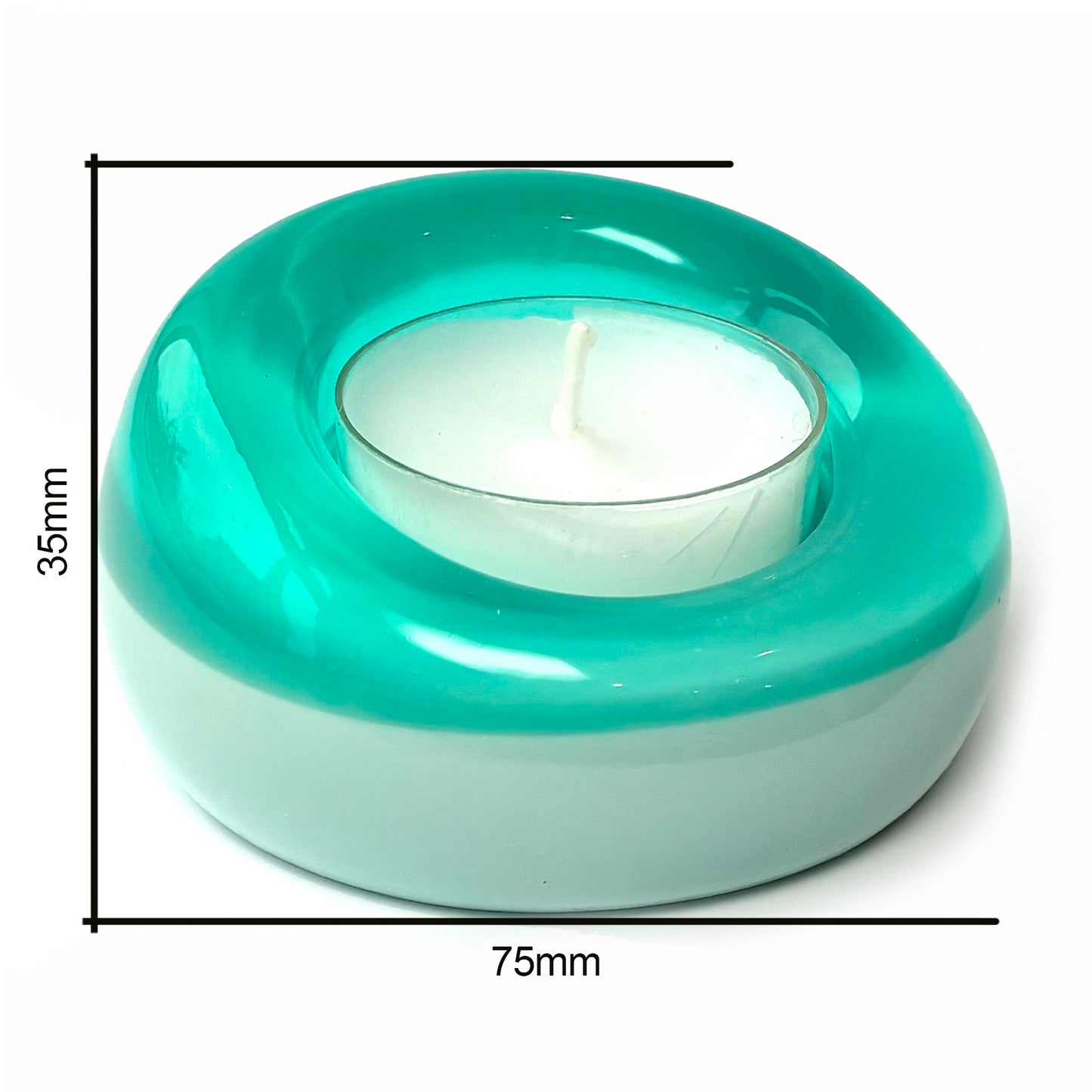 Sweetie Glo 1 Tealight Holder Turquoise