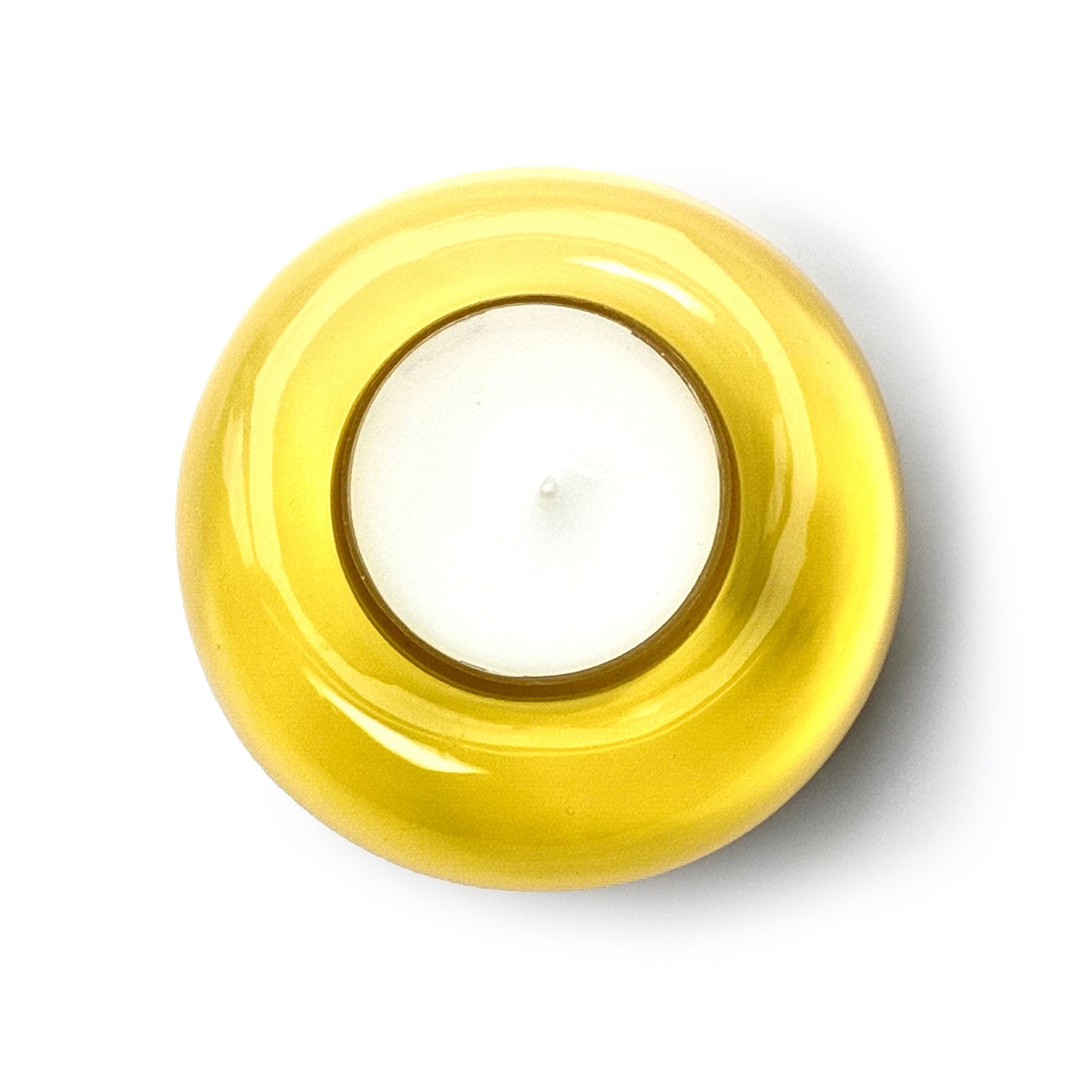 Sweetie Glo 1 Tealight Holder Yellow
