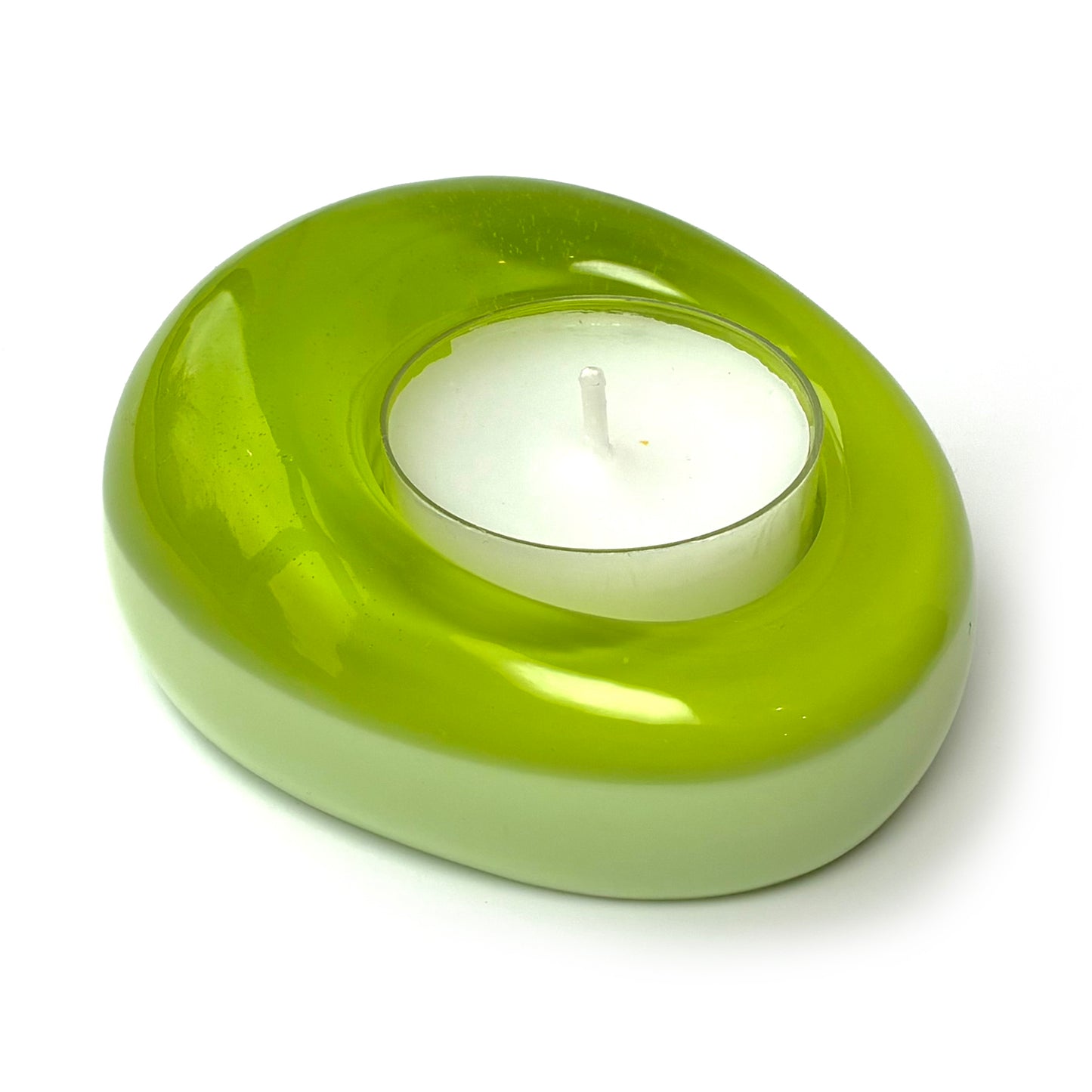 Sweetie Glo 2 Tealight Holder Lime