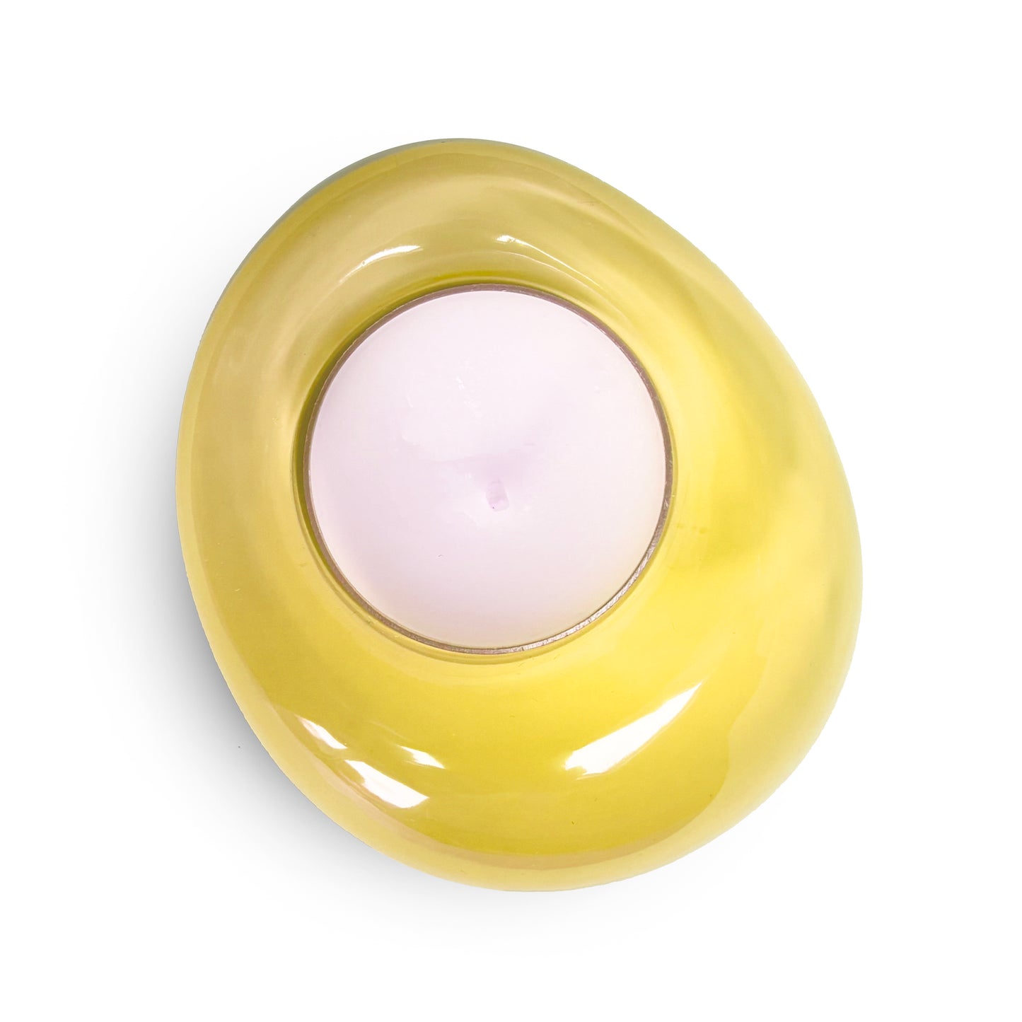 Sweetie Glo 2 Tealight Holder Yellow