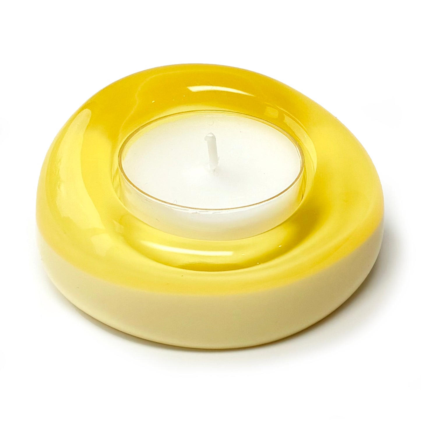 Sweetie Glo 3 Tealight Holder Yellow
