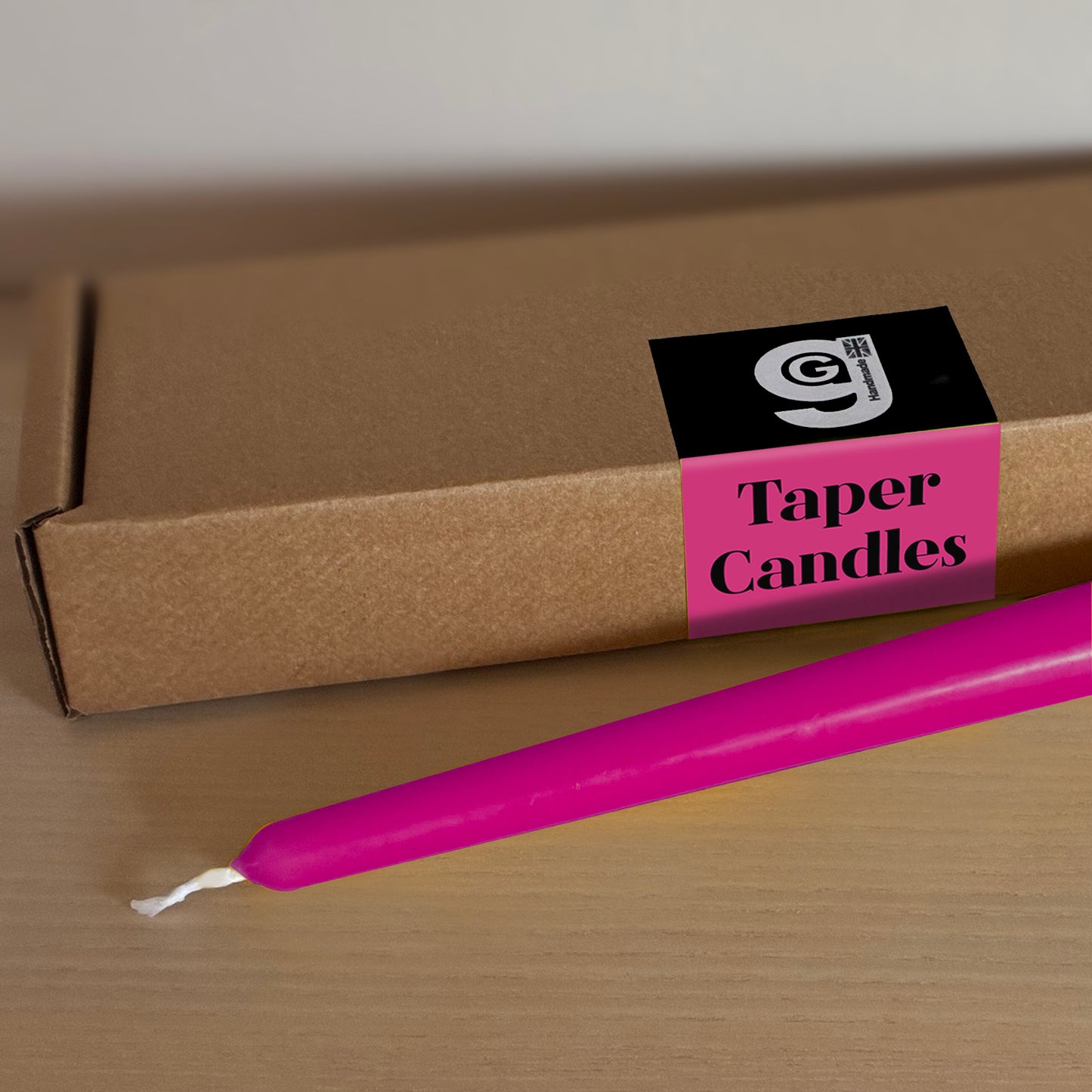 Taper Candles Fuchsia