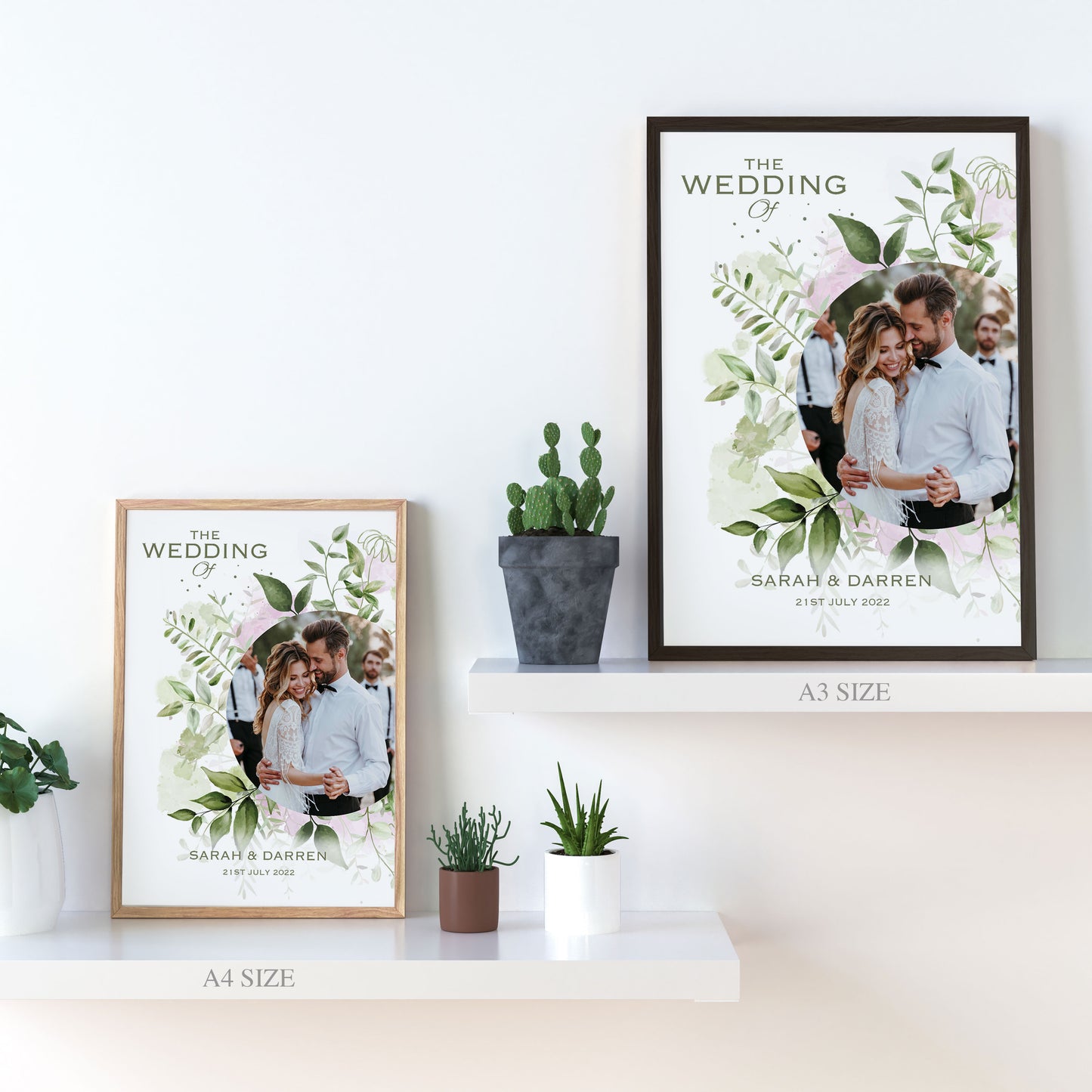 Personalised Wedding Photograph - FREE UK SHIPPING