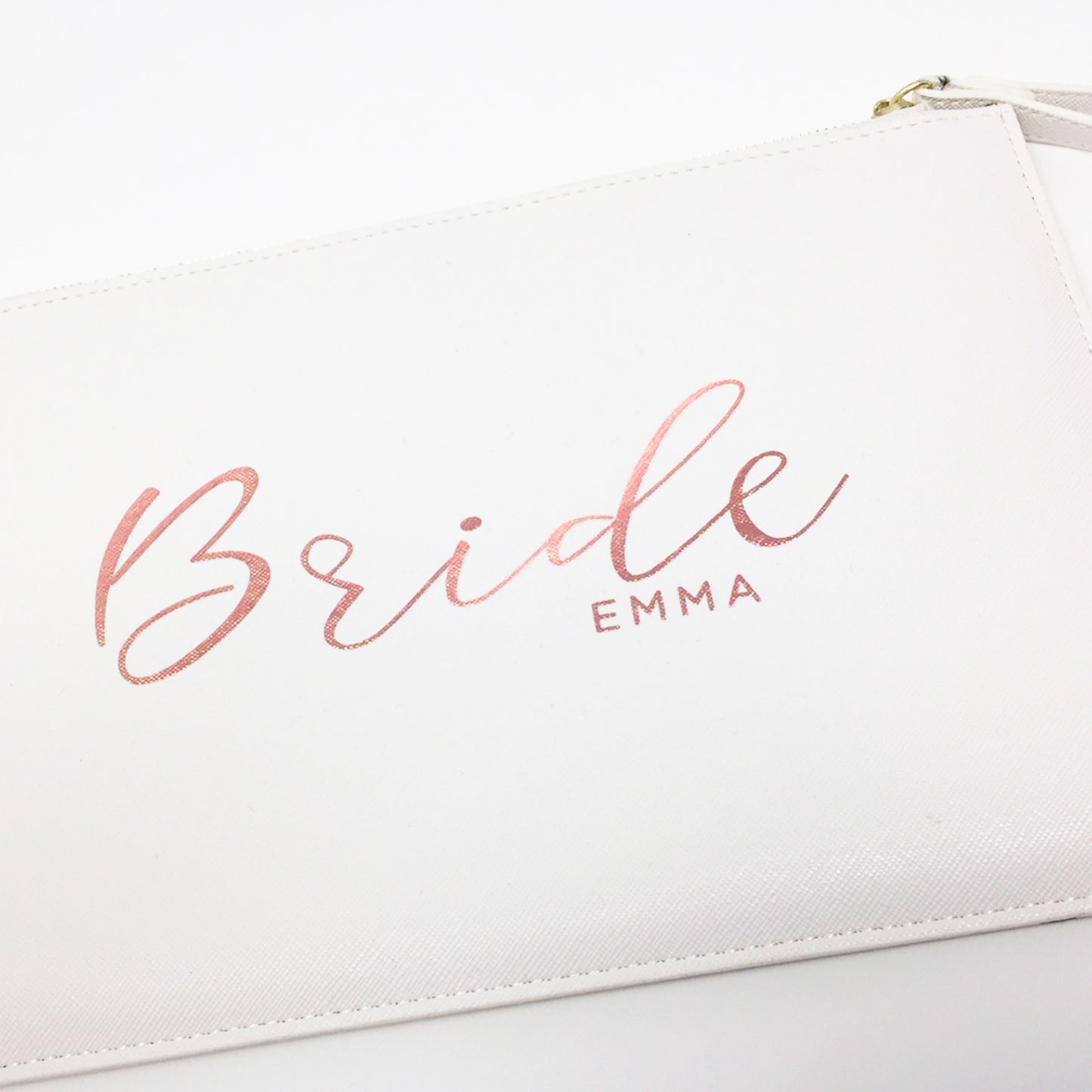 Personalised Bride Makeup Bag - FREE UK SHIPPING