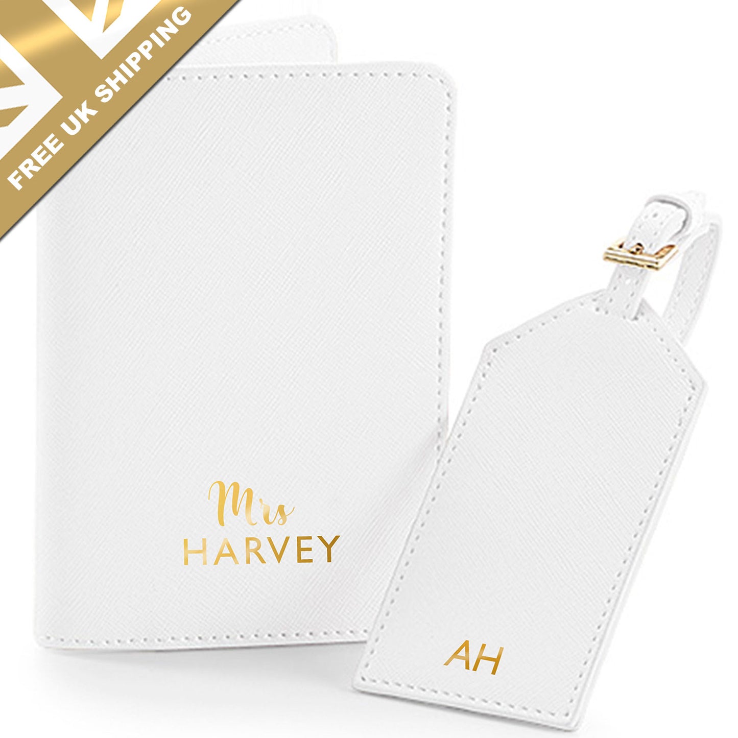 Personalised Passport and Luggage Tag - FREE UK SHIPPING