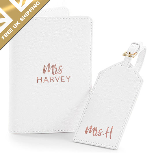 Personalised Passport and Luggage Tag - FREE UK SHIPPING