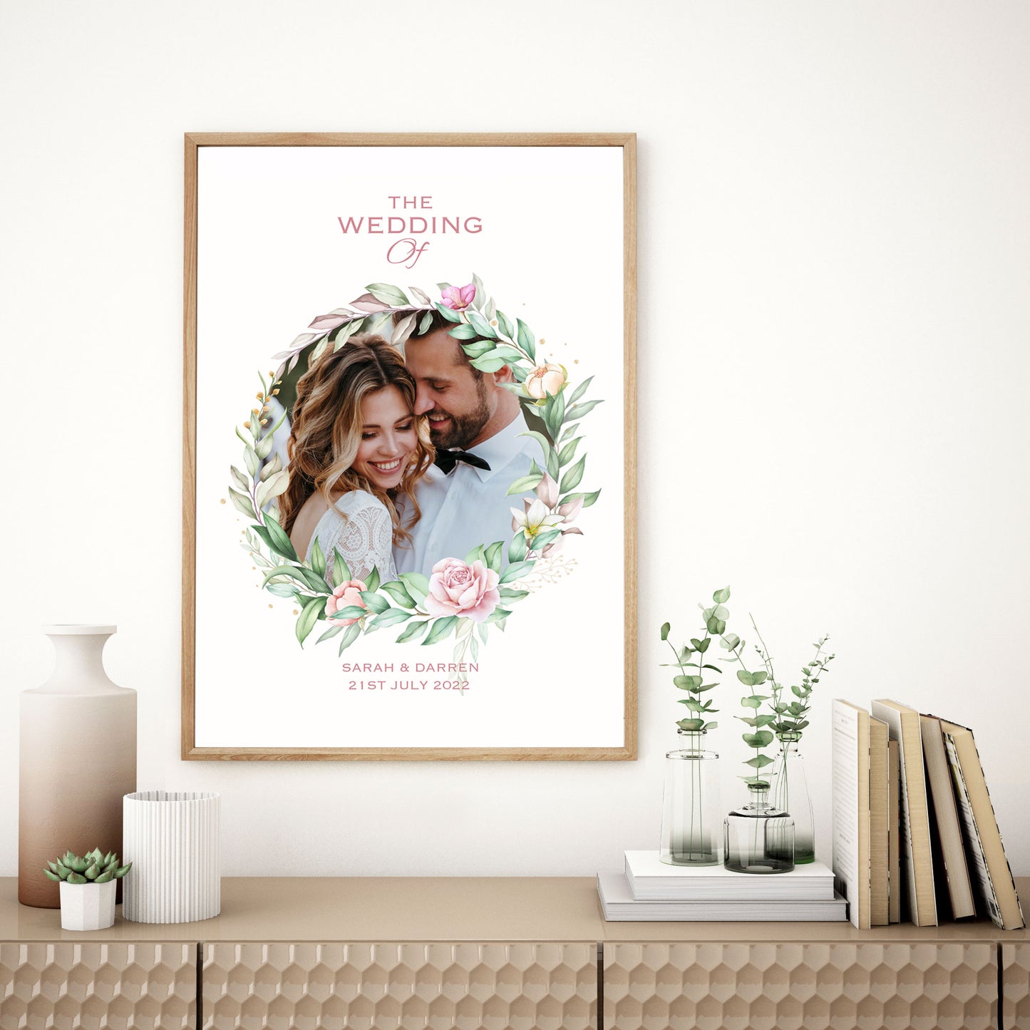 Personalised Wedding Photograph - FREE UK SHIPPING