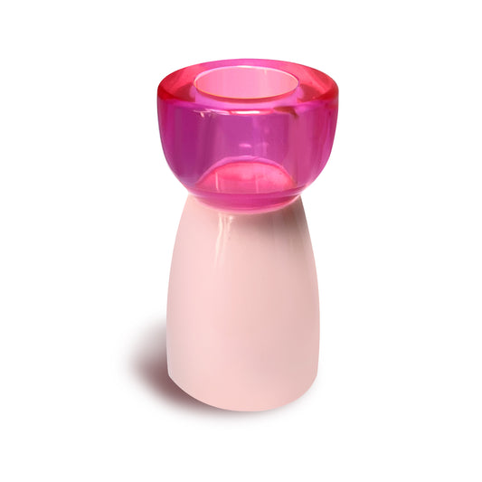 Shaker Candlestick Pink