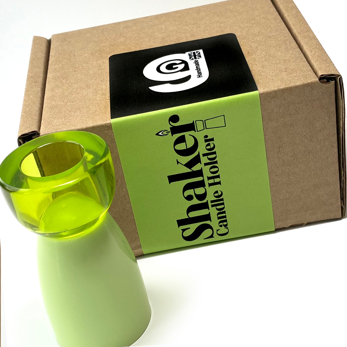 Shaker Candlestick Lime