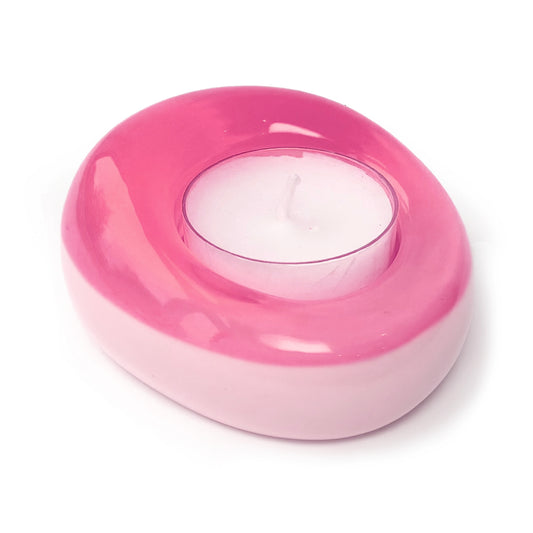 Sweetie Glo 2 Tealight Holder Pink