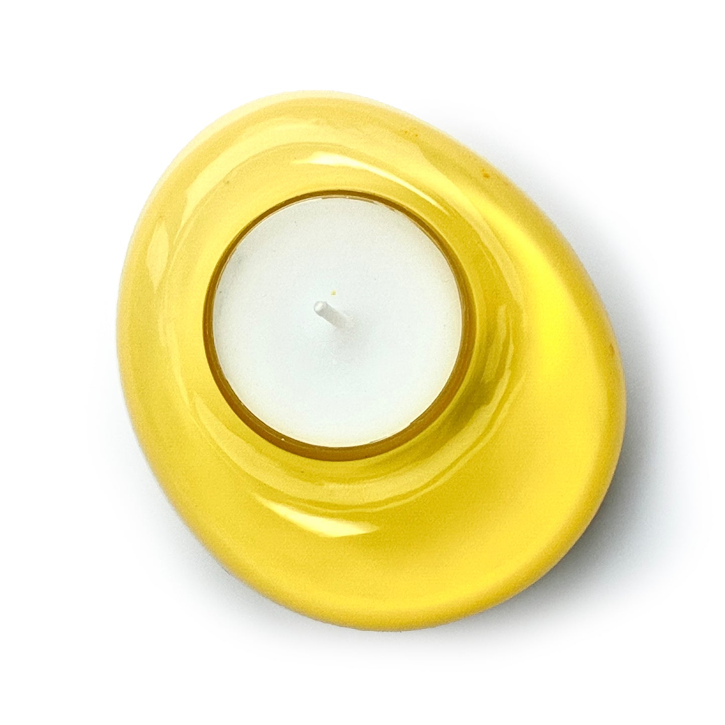Sweetie Glo 2 Tealight Holder Yellow
