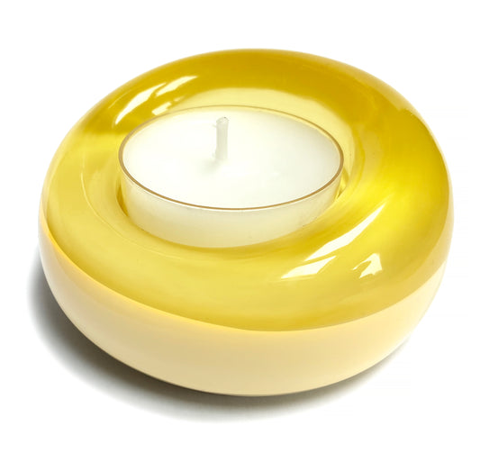 Sweetie Glo 3 Tealight Holder Yellow