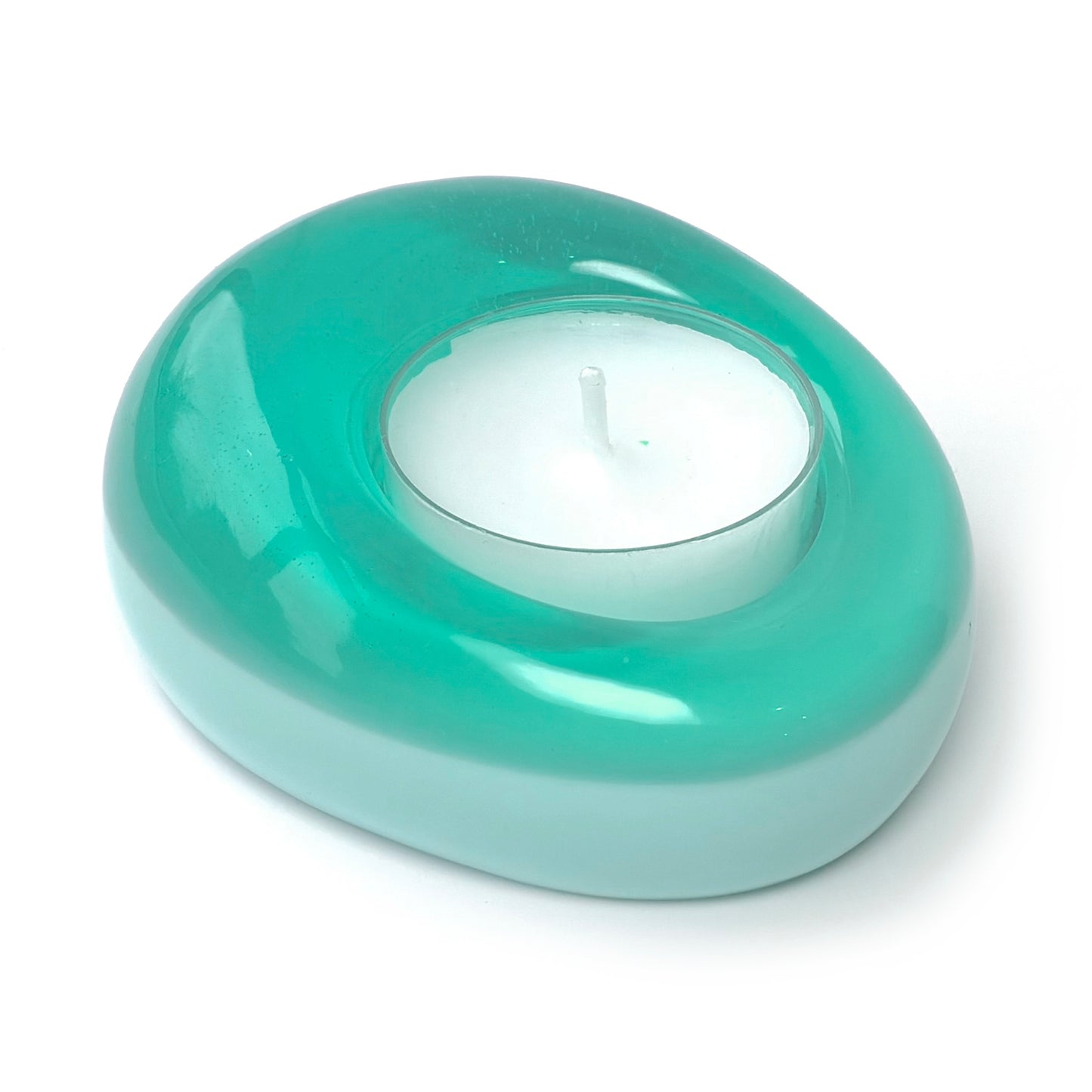 Sweetie Glo 2 Tealight Holder Turquoise
