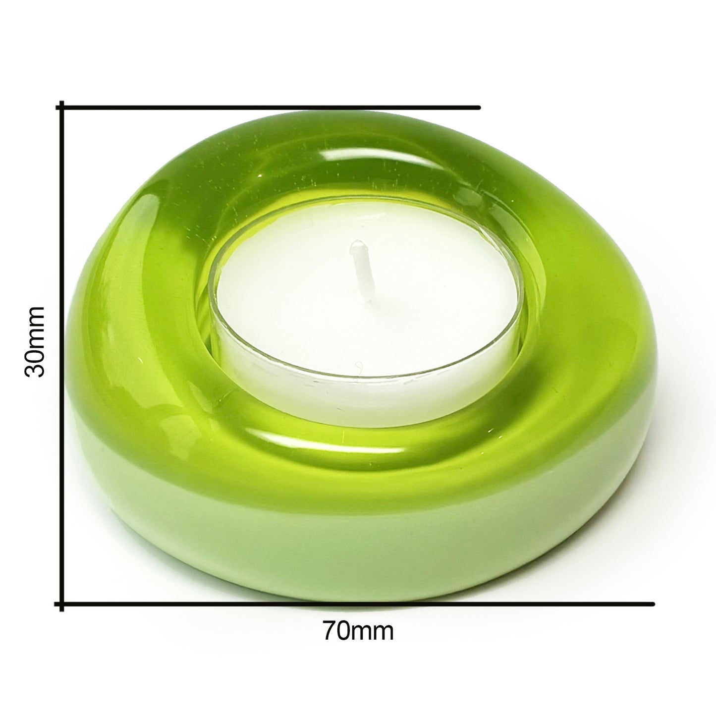 Sweetie Glo 3 Tealight Holder Lime