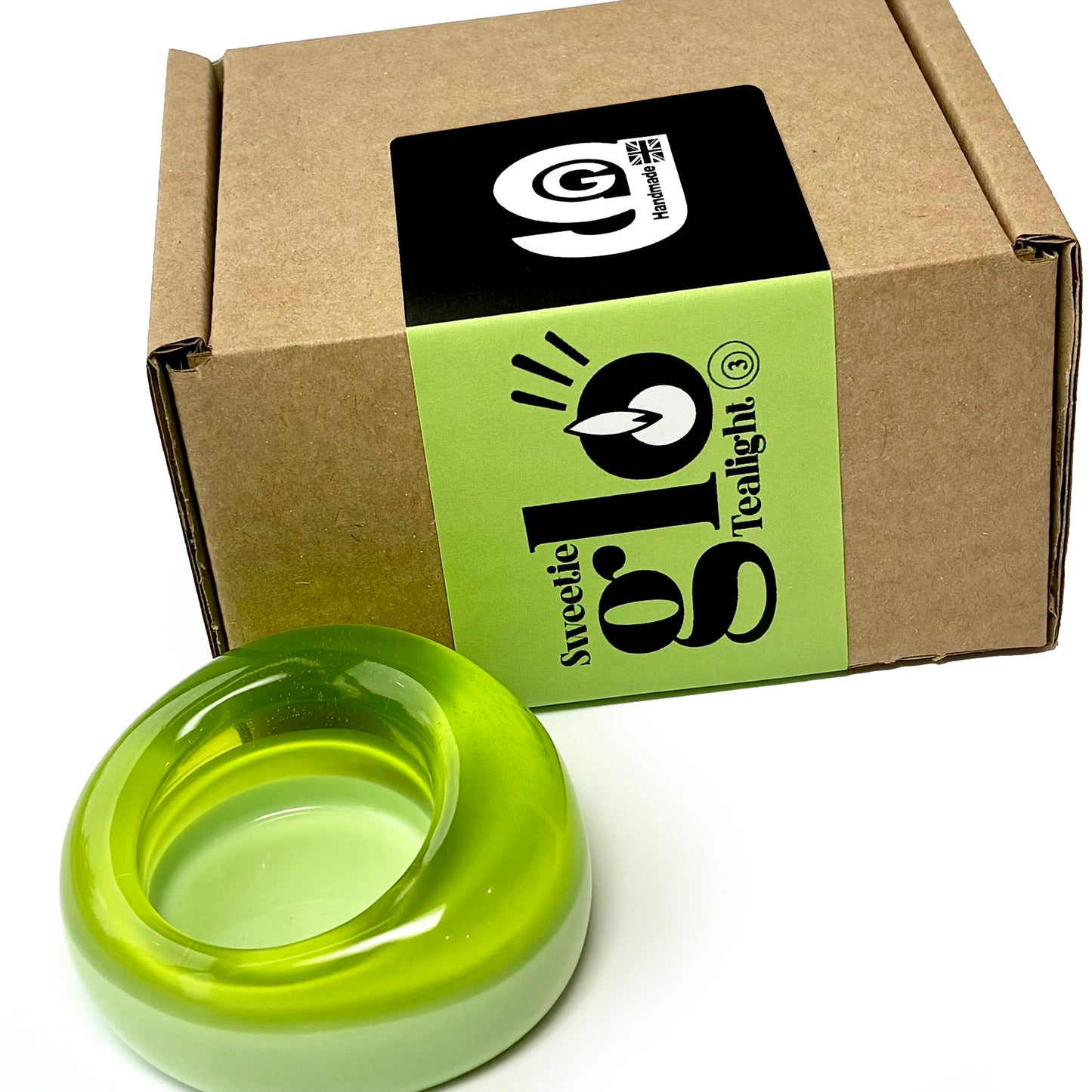Sweetie Glo 3 Tealight Holder Lime