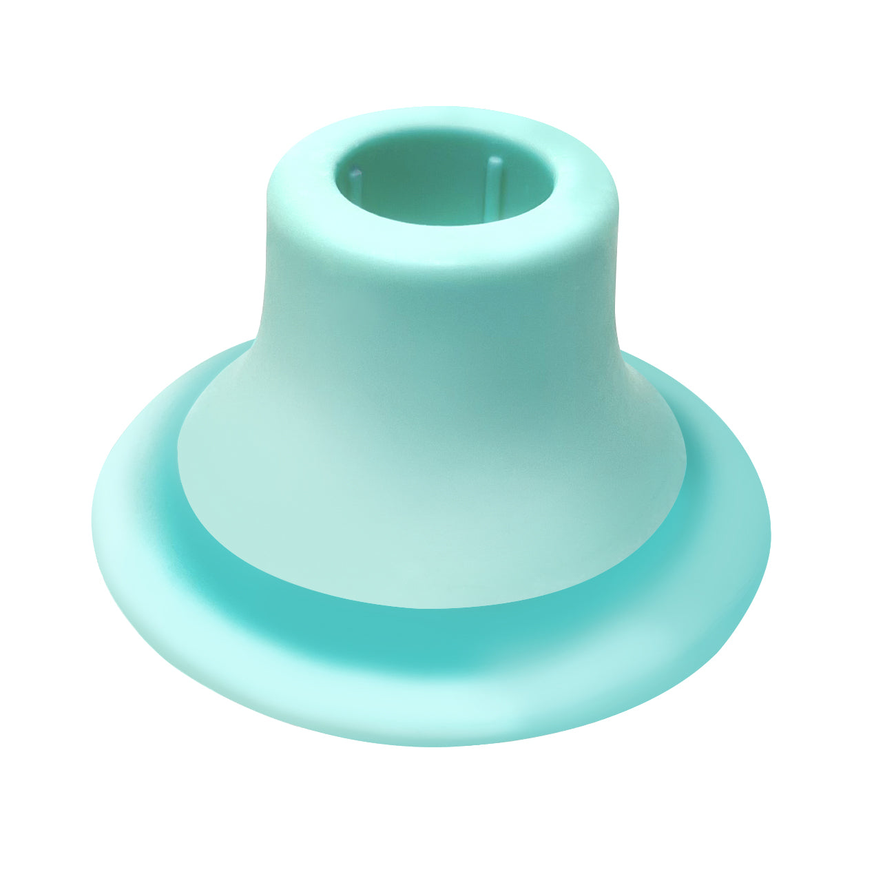 Funnel Candlestick   Turquoise