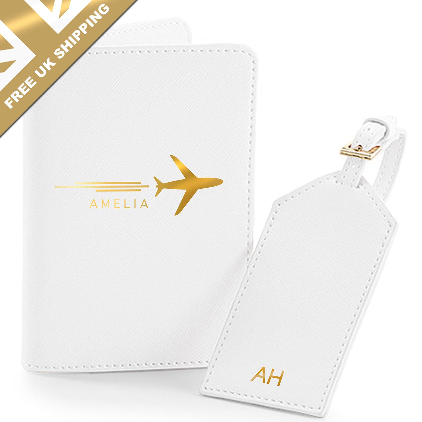 Personalised Passport and Luggage Tag - FREE UK SHIPPING