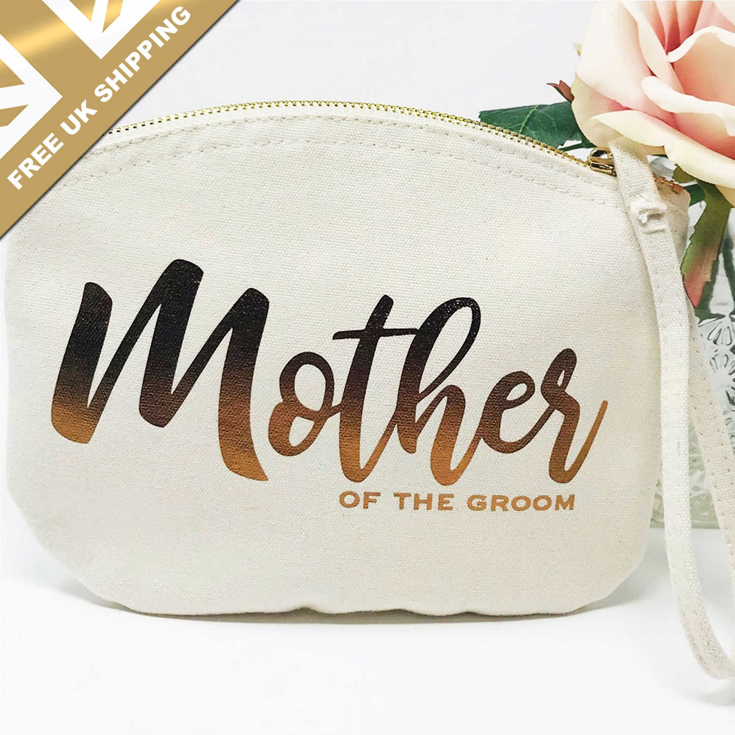 Personalised Mother of the Groom Cosmetic Bag - FREE UK SHIPPING