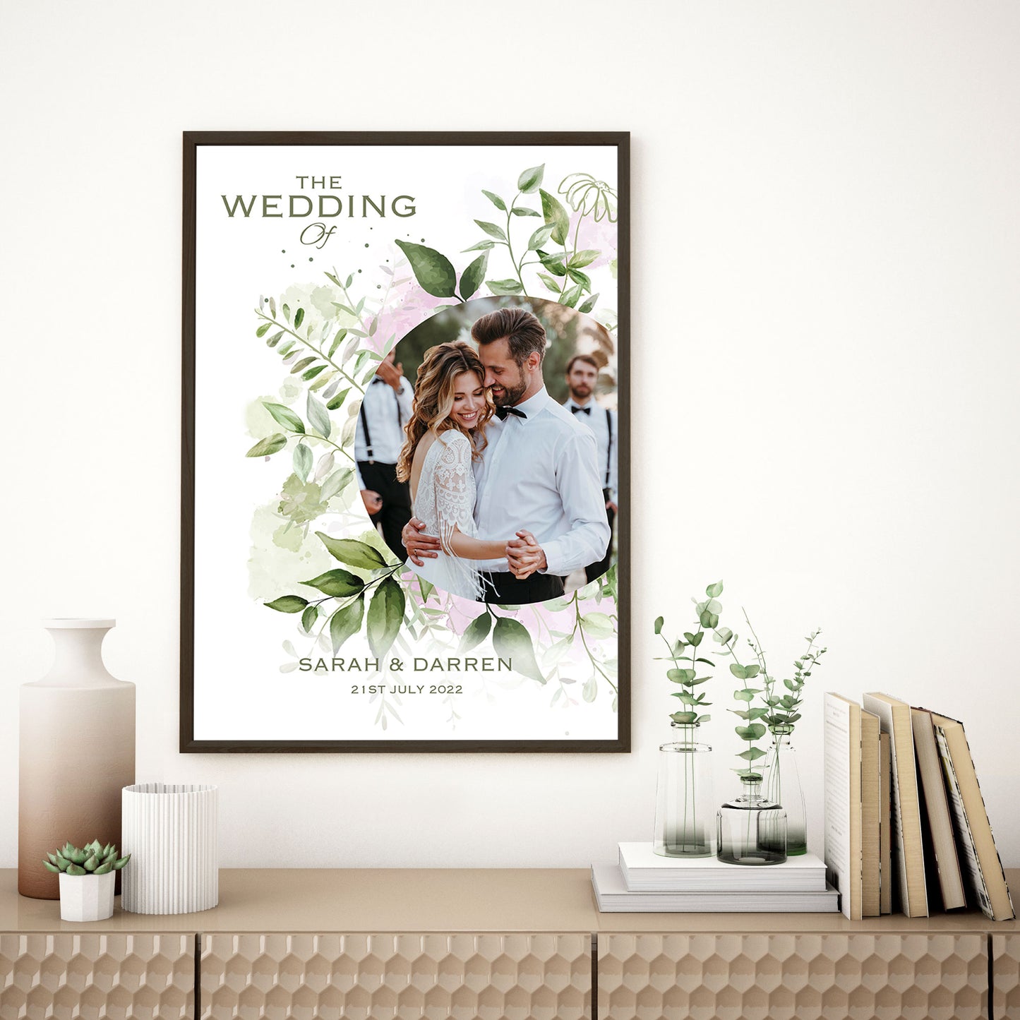 Personalised Wedding Photograph - FREE UK SHIPPING