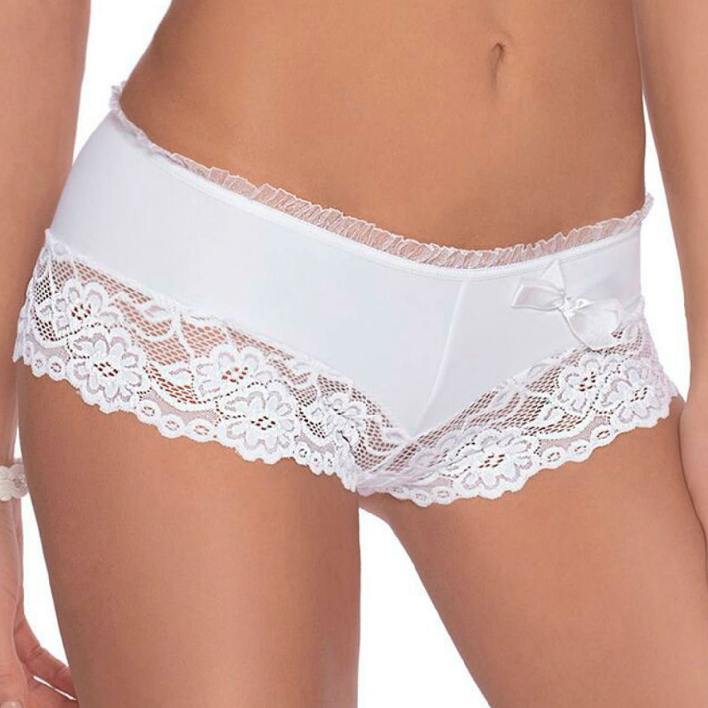 Personalised White Bridal Briefs - FREE UK SHIPPING